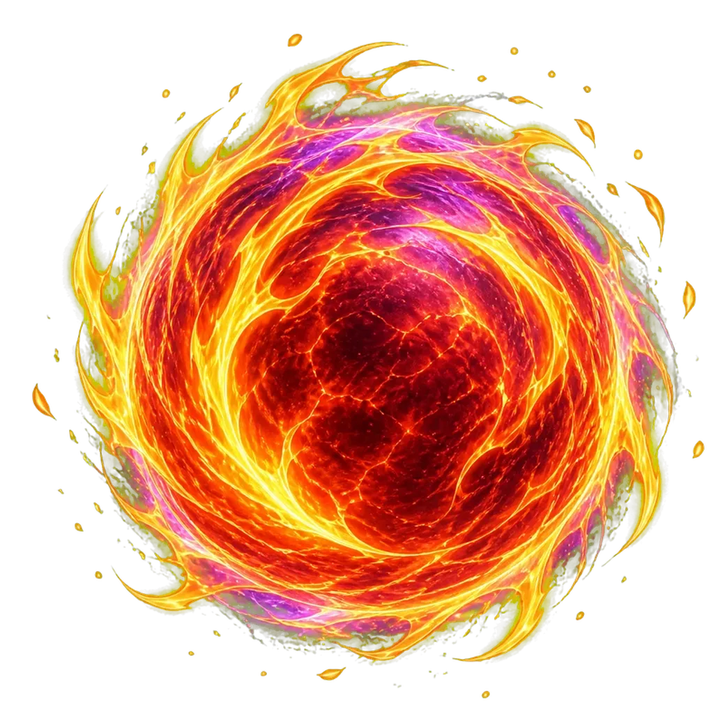 Fireball section orb 800